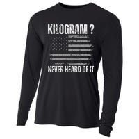 Funny 4th Of July Patriotic Usa What Is A Kilogram Cooling Performance Long Sleeve Crew