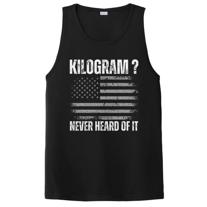 Funny 4th Of July Patriotic Usa What Is A Kilogram PosiCharge Competitor Tank