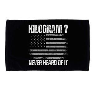 Funny 4th Of July Patriotic Usa What Is A Kilogram Microfiber Hand Towel