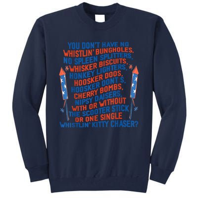 Firework 4th Of July Gift Tall Sweatshirt