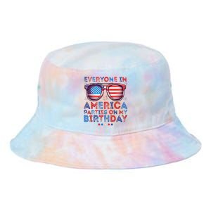 Funny 4th Of July Birthday Celebration Tie Dye Newport Bucket Hat