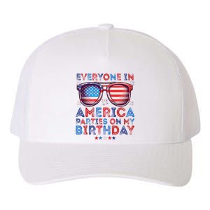 Funny 4th Of July Birthday Celebration Yupoong Adult 5-Panel Trucker Hat