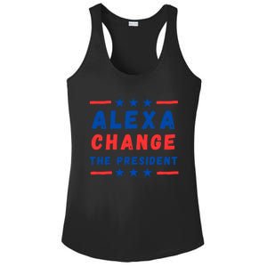 Funny 4th Of July Trump 2024 Republican Funny Gift Usa Fourth Gift Ladies PosiCharge Competitor Racerback Tank