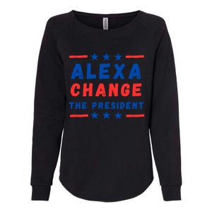 Funny 4th Of July Trump 2024 Republican Funny Gift Usa Fourth Gift Womens California Wash Sweatshirt