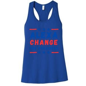 Funny 4th Of July Trump 2024 Republican Funny Gift Usa Fourth Gift Women's Racerback Tank