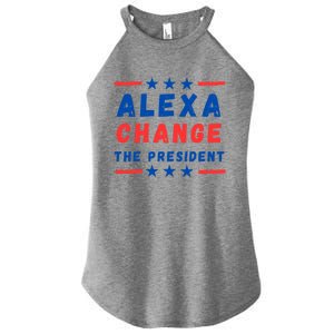 Funny 4th Of July Trump 2024 Republican Funny Gift Usa Fourth Gift Women's Perfect Tri Rocker Tank