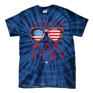 Funny 4th Of July Birthday Independence Day Tie-Dye T-Shirt