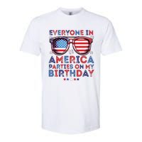 Funny 4th Of July Birthday Independence Day Softstyle CVC T-Shirt