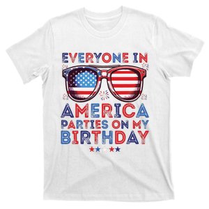 Funny 4th Of July Birthday Independence Day T-Shirt