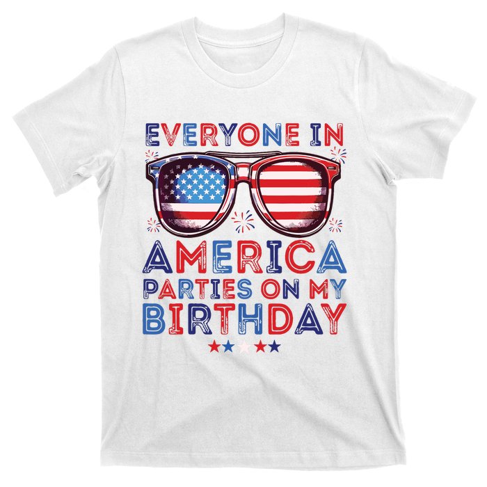 Funny 4th Of July Birthday Independence Day T-Shirt