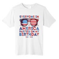 Funny 4th Of July Birthday Independence Day Tall Fusion ChromaSoft Performance T-Shirt