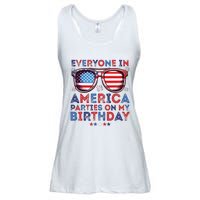 Funny 4th Of July Birthday Independence Day Ladies Essential Flowy Tank