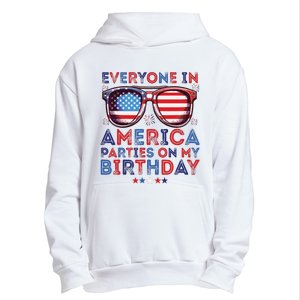 Funny 4th Of July Birthday Independence Day Urban Pullover Hoodie