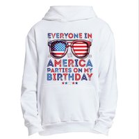 Funny 4th Of July Birthday Independence Day Urban Pullover Hoodie