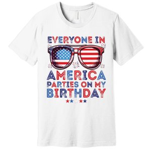 Funny 4th Of July Birthday Independence Day Premium T-Shirt