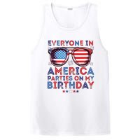 Funny 4th Of July Birthday Independence Day PosiCharge Competitor Tank