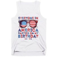 Funny 4th Of July Birthday Independence Day Tank Top