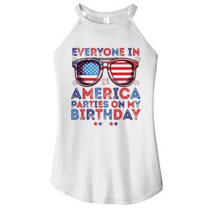 Funny 4th Of July Birthday Independence Day Women's Perfect Tri Rocker Tank