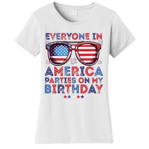 Funny 4th Of July Birthday Independence Day Women's T-Shirt