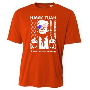 Funny 4th Of July Hawk Tush Spit On That Thang Viral Election Parody Gift Cooling Performance Crew T-Shirt