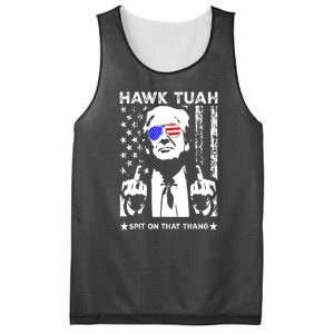 Funny 4th Of July Hawk Tush Spit On That Thang Viral Election Parody Gift Mesh Reversible Basketball Jersey Tank