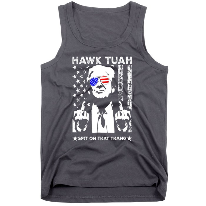 Funny 4th Of July Hawk Tush Spit On That Thang Viral Election Parody Gift Tank Top