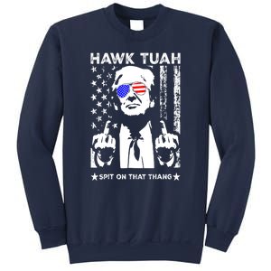 Funny 4th Of July Hawk Tush Spit On That Thang Viral Election Parody Gift Sweatshirt