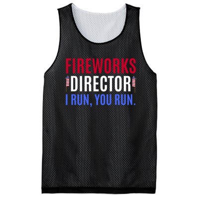 Funny 4th Of July Shirts Fireworks Director If I Run You Run Mesh Reversible Basketball Jersey Tank