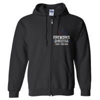 Funny 4th Of July Fireworks Director I Run You Run Full Zip Hoodie