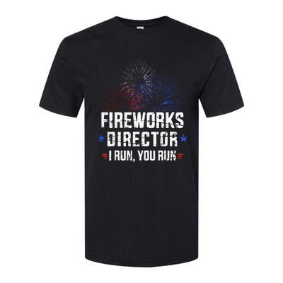 Funny 4th Of July Fireworks Director I Run You Run Softstyle CVC T-Shirt