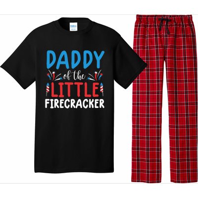 funny 4th of july  daddy little firecracker Pajama Set