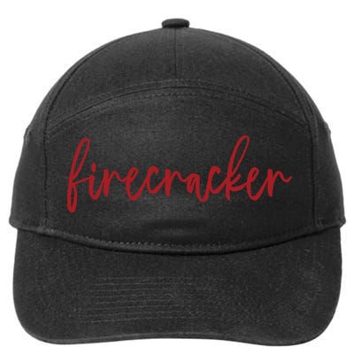 Firecracker 4th Of July 7-Panel Snapback Hat