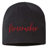 Firecracker 4th Of July Sustainable Beanie