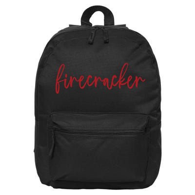 Firecracker 4th Of July 16 in Basic Backpack