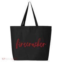 Firecracker 4th Of July 25L Jumbo Tote