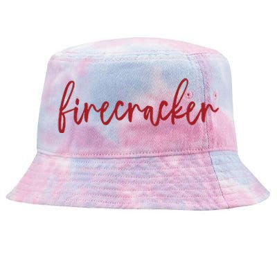 Firecracker 4th Of July Tie-Dyed Bucket Hat