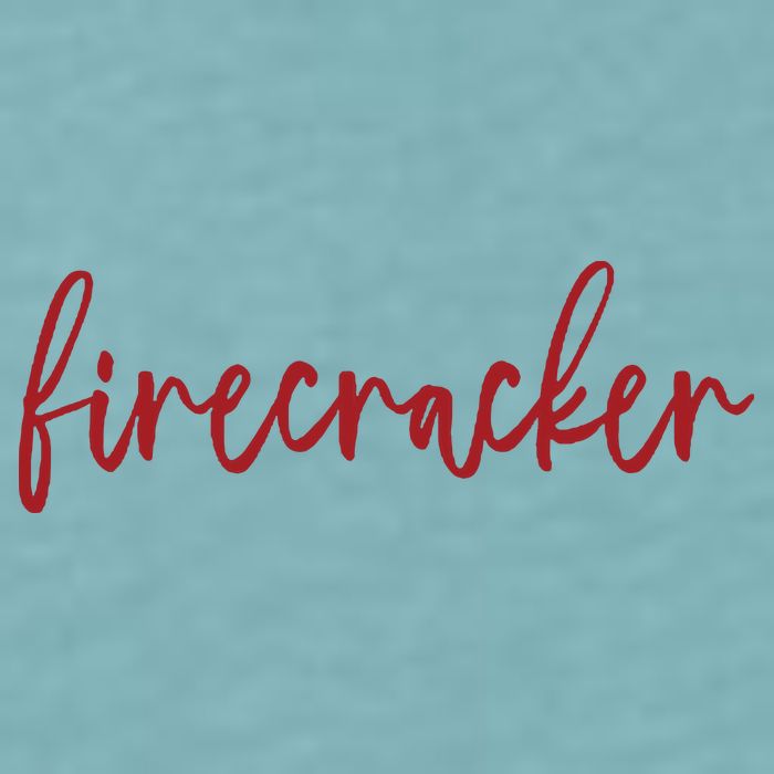 Firecracker 4th Of July Sueded Cloud Jersey T-Shirt