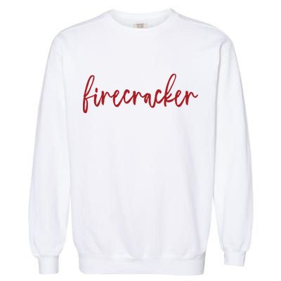 Firecracker 4th Of July Garment-Dyed Sweatshirt