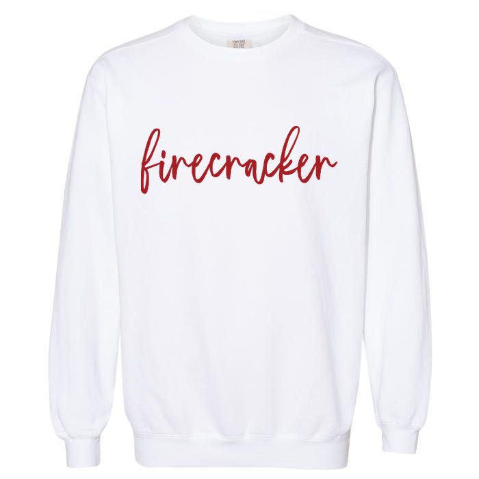 Firecracker 4th Of July Garment-Dyed Sweatshirt