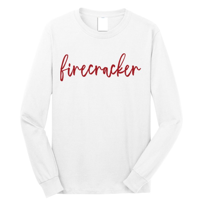 Firecracker 4th Of July Long Sleeve Shirt