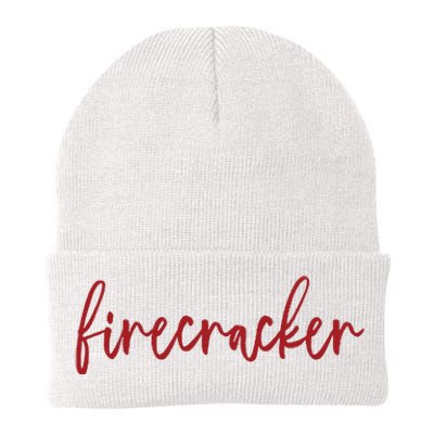 Firecracker 4th Of July Knit Cap Winter Beanie