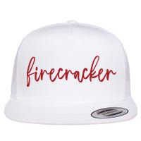 Firecracker 4th Of July Flat Bill Trucker Hat