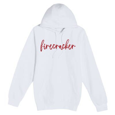 Firecracker 4th Of July Premium Pullover Hoodie