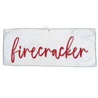 Firecracker 4th Of July Large Microfiber Waffle Golf Towel