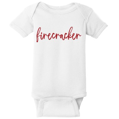 Firecracker 4th Of July Baby Bodysuit