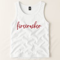 Firecracker 4th Of July Tank Top
