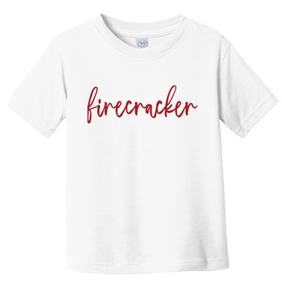 Firecracker 4th Of July Toddler T-Shirt