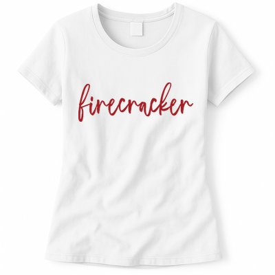 Firecracker 4th Of July Womens T-Shirt