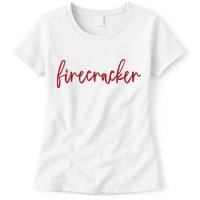 Firecracker 4th Of July Womens T-Shirt