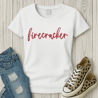 Firecracker 4th Of July Womens T-Shirt